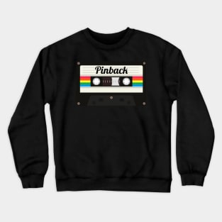 Pinback / Cassette Tape Style Crewneck Sweatshirt